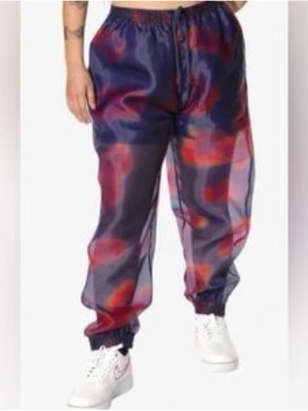 Melody Ehsani Norblack Norwhite Space Dye
Organza Joggers Pants Women’s S/P